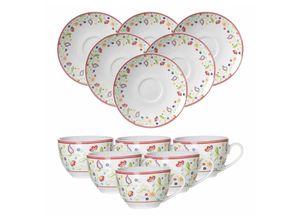 4262418976353 - Kaffeetassen mit Untertassen Shanti 220 ml 6er Set 4262418976353 - Kaffeetassen mit Untertassen Shanti 220 ml 6er Set