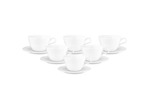 4262418977640 - Milchkaffeetassen mit Untertassen Nori Home 370 ml 6er Set