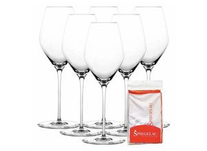 4262418979651 - Champagnergläser + Poliertuch Hi-Lite 347 ml 6er Set