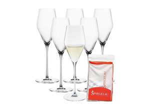 4262418979880 - Champagnergläser + Poliertuch Definition 250 ml 6er Set