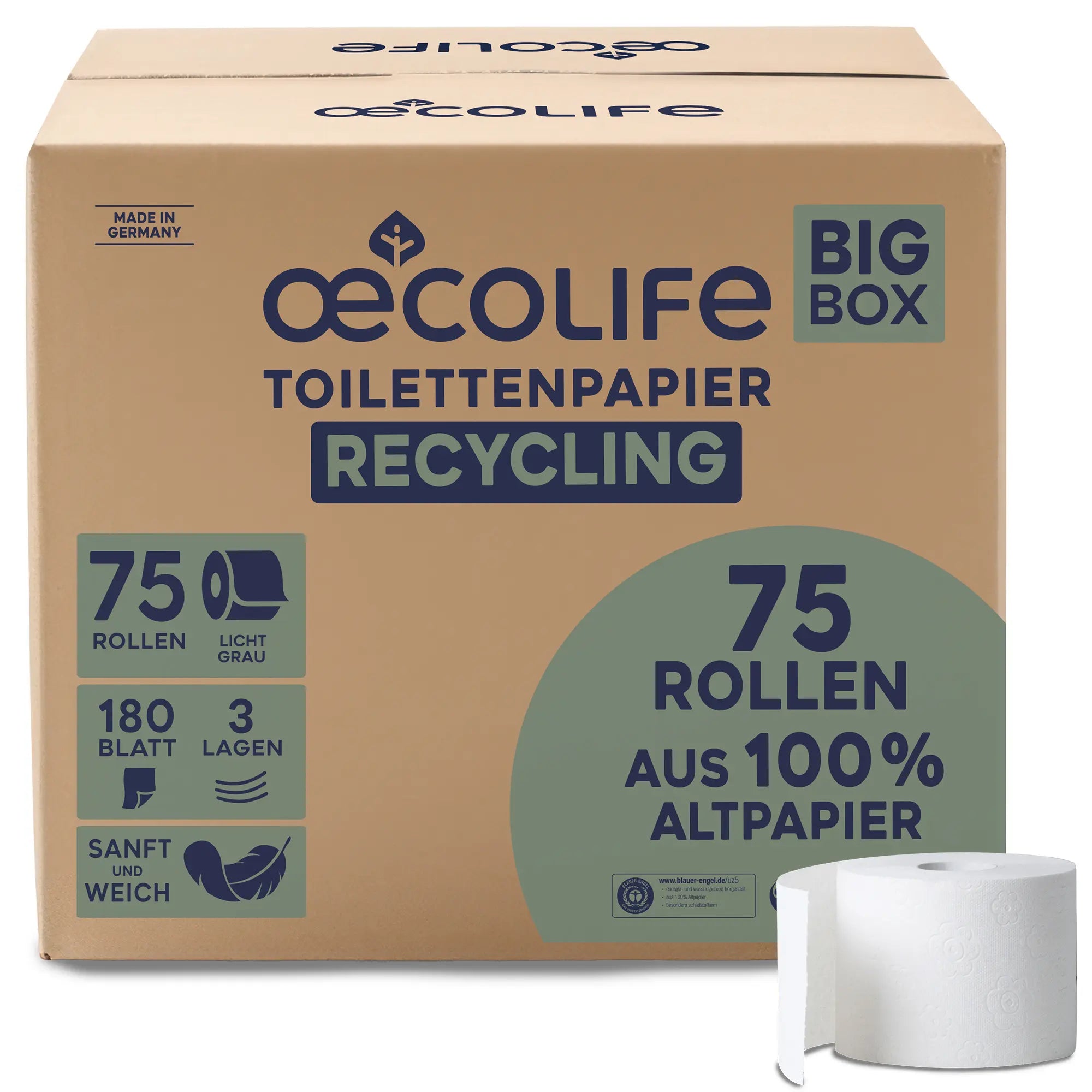 4262419330161 - Toilettenpapier XXL-Box Recycling