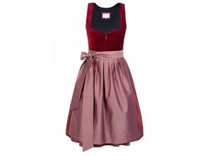 4262419960917 - Midi Dirndl Lilly Samt Rot