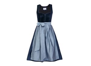 4262419961433 - Midi Dirndl Luna Samt Blau