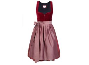 4262419962713 - Midi Dirndl Lilly Samt Rot