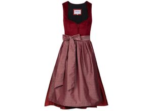 4262419969095 - Midi Dirndl Luise Samt Rot 4262419969095 - Midi Dirndl Luise Samt Rot