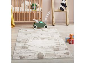 4262420645452 - Kinderteppich CARPET CITY MARA725 Teppiche Gr B L 160 cm x 230 cm 11 mm 1 St beige (creme) Kinder Kinderzimmerteppiche