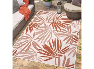 4262420648903 - Outdoorteppich CARPET CITY DUO RUG 5771 Teppiche Gr B L 160 cm x 230 cm 5 mm 1 St rot Moderne Teppiche Wendeteppich Wetterfest In- & Outdoor Balkon Terrasse Wohnzimmer