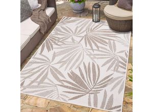 4262420649030 - Outdoorteppich CARPET CITY DUO RUG 5771 Teppiche Gr B L 200 cm x 290 cm 5 mm 1 St beige (creme) Moderne Teppiche Wendeteppich Wetterfest In- & Outdoor Balkon Terrasse Wohnzimmer