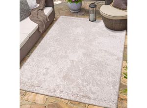 4262420649627 - Outdoorteppich CARPET CITY DUO RUG 5845 Teppiche Gr B L 160 cm x 230 cm 5 mm 1 St beige (creme) Moderne Teppiche Wendeteppich Wetterfest In- & Outdoor Balkon Terrasse Wohnzimmer