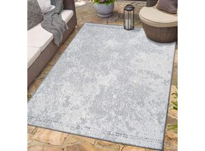 4262420649689 - Outdoorteppich CARPET CITY DUO RUG 5845 Teppiche Gr B L 160 cm x 230 cm 5 mm 1 St grau Moderne Teppiche Wendeteppich Wetterfest In- & Outdoor Balkon Terrasse Wohnzimmer