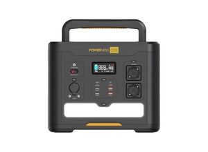 4262424650247 - POWERNESS 1500W Powerstation Tragbare Solargenerator Camping Notfallstrom Powerb