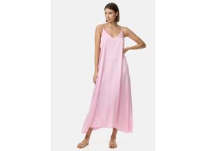 4262429951776 - PM SELECTED Damen Elegantes Satin Maxikleid mit Anteil an echter Seide in Einheitsgröße PM56