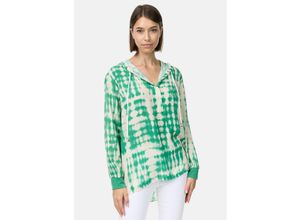 4262429952162 - PM SELECTED Damen Freche Batik Hoodie Bluse mit Kapuze in Einheitsgröße PM63