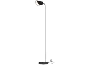 4262431051389 - - Stehleuchte Standlampe Wohnzimmerleuchte Leseleuchte Metall Schwarz h 140 cm