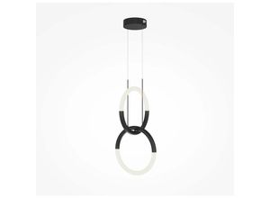 4262431051457 - - Hängeleuchte Esszimmerlampe Pendelleuchte led Ring Designleuchte schwarz weiß