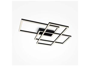 4262431052058 - - Deckenleuchte Deckenlampe Wohnzimmerleuchte goldfarben schwarz led b 68 cm