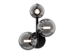 4262431052485 - Wandleuchte Wandlampe Flurleuchte Treppenlampe Wohnzimmerlampe Schwarz Rauchig