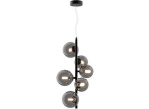 4262431052515 - - Pendelleuchte Hängelampe Deckenlampe Wohnzimmerleuchte Metall Schwarz d 29 cm