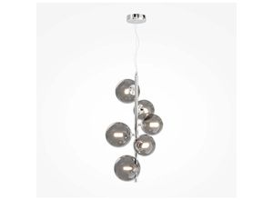 4262431052546 - Pendelleuchte Deckenlampe Hängelampe Designleuchte Chrom Esszimmerlampe H 170 cm