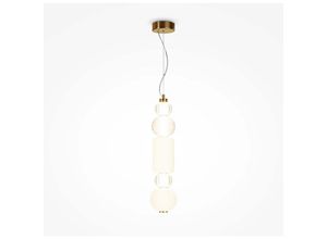 4262431054588 - Hängelampe Pendelleuchte Esstischlampe gold Glas Wohnzimmerlampe h 2195 cm