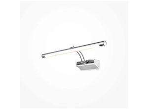 4262431055646 - - Flurlampe Wandleuchte Wandlampe Bilderleuchte led Metall Chrom h 72 cm