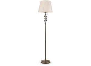 4262431056797 - - Stehlampe Stehleuchte Beistellleuchte Standlampe Wohnzimmer Metall messing beige