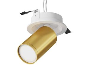 4262431063061 - - Deckenlampe Leuchte Einbau Spotleuchte Wohnzimmerleuchte weiß mattgold verstellbar