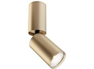 4262431063146 - - Deckenleuchte Deckenlampe Esszimmerleuchte 1 flammig Alu Gold GU10 schwenkbar