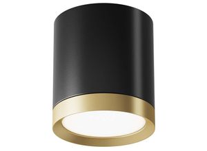 4262431063313 - Deckenlampe Leuchte Aufbaulampe Esszimmerleuchte Alu schwarz gold D 85 cm