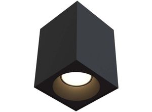 4262431063757 - - Deckenleuchte Deckenspot Badezimmerleuchte Lampe IP65 Alu Schwarz LxB 9x9 cm