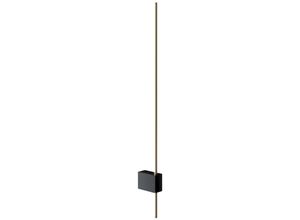 4262431064310 - - Wandleuchte Wandlampe Wohnzimmerleuchte led schwarz gold indirekte Beleuchtung