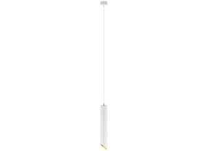 4262431065072 - - Pendelleuchte Deckenlampe Esszimmerlampe Küchenlampe Hängelampe Weiss Gold 40 cm