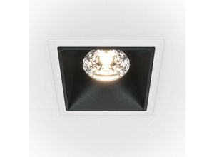 4262431065379 - - Einbauleuchte led Deckenlampe Weiß Schwarz Spotleuchte Eckig l 85 cm 15W