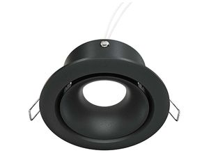 4262431066796 - - Einbauleuchte Deckenlampe Esszimmerleuchte 1 flammig rund GU10 schwarz d 98 cm