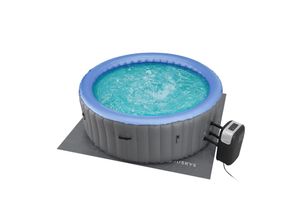 4262437181684 - Whirlpool Palmira für bis zu 6 Personen - Outdoor Indoor Pool aufblasbar - rund - Grau