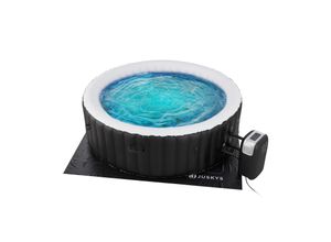 4262437181691 - Whirlpool Palmira für 6 Personen - Outdoor Indoor Pool aufblasbar rund & LED - Schwarz