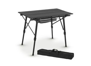 4262437181752 - Campingtisch Picco - Aluminium Tisch klappbar leicht - Camping Garten - Klapptisch Schwarz