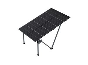 4262437181820 - Vorbestellung Solar Carport Gestell SunLuxe 4100 Watt - Solargestell mit 10 Solarpanelen je 410 W