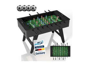 4262437185712 - Artsport Tischkicker ProKick - MDF-Kickertisch mit Torzähler & Anti-Rutsch-Griffen – Schwarz 4262437185712 - Artsport Tischkicker ProKick - MDF-Kickertisch mit Torzähler & Anti-Rutsch-Griffen – Schwarz