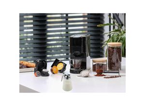 4262442791502 - Set 5in1 Kapselkaffeemaschine für Kapseln ese Pads Kaffeepulver & Milchkännchen