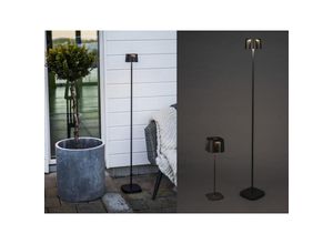 4262442797863 - SET Akku Stehlampe 120cm & Tischleuchte 36cm für Outdoor kabellos Schwarz 4262442797863 - SET Akku Stehlampe 120cm & Tischleuchte 36cm für Outdoor kabellos Schwarz