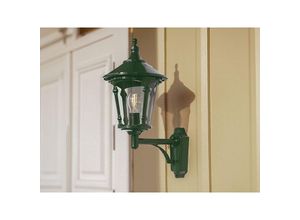 4262442798617 - Außenwandleuchte led Laterne stehend Aluminium Grün Höhe 51cm