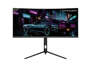 4262443280111 - LC Power LC-M30UWFC Gaming Monitor EEK F (A - G) 749 cm (295 Zoll) 2560 x 1080 Pixel 219 1 ms DisplayPort HDMI® Kopfhörer (35 mm Klinke) VA LED