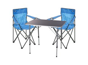 4262445852774 - - 3tlg Campingmöbel Set Blau-X35000300-2xFD8300850-blau