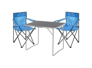 4262445852811 - - 3tlg Campingmöbel Set Blau-X35000200+2xFD8300850-blau