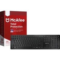 4262451792170 - JK-9100DE-2-MA - Funk-Tastatur KW 9100 SLIM + McAfee 1 Jahr 3 Geräte