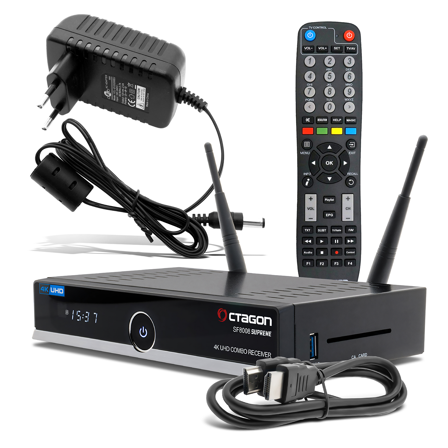 4262454470655 - SF8008 V3 Supreme UHD 4K Combo-Receiver DVB-S2X MS &  DVB-C T2 E2 M2 Dual-WiFi 1TB SSD