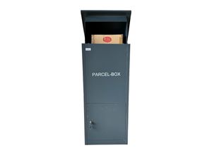 4262456960079 - Jet-Line® Paketbox Paketablage Briefbox mit Paketfach GrXX L Metall anthrazit 103x365x455cm