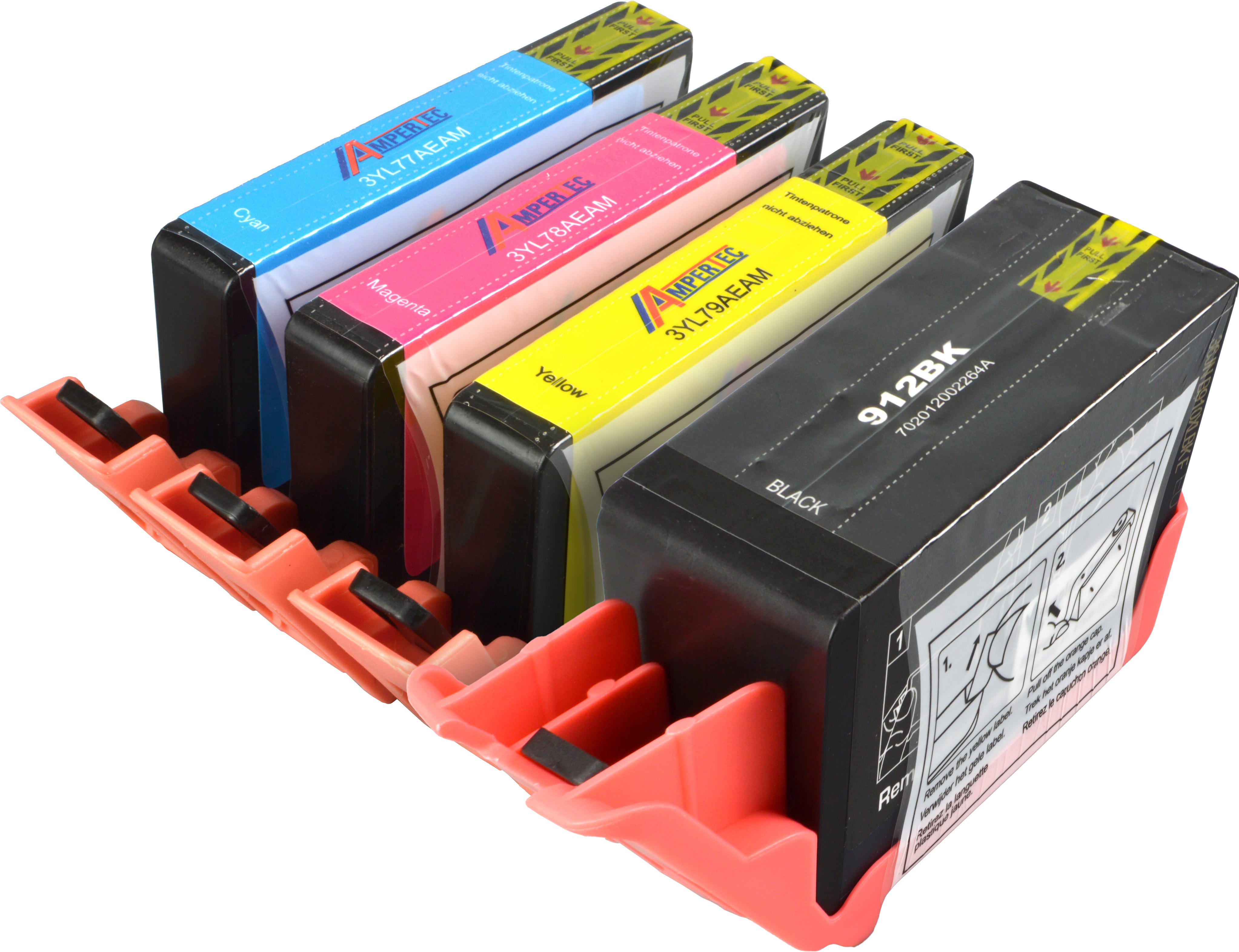 4262457370198 - 4 Tinten ersetzt HP 912 4-farbig 4262457370198 - 4 Tinten ersetzt HP 912 4-farbig