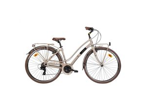 4262467730562 - Cityfahrrad NEW Lunapiena Lady 1928 28 Zoll hazelnut